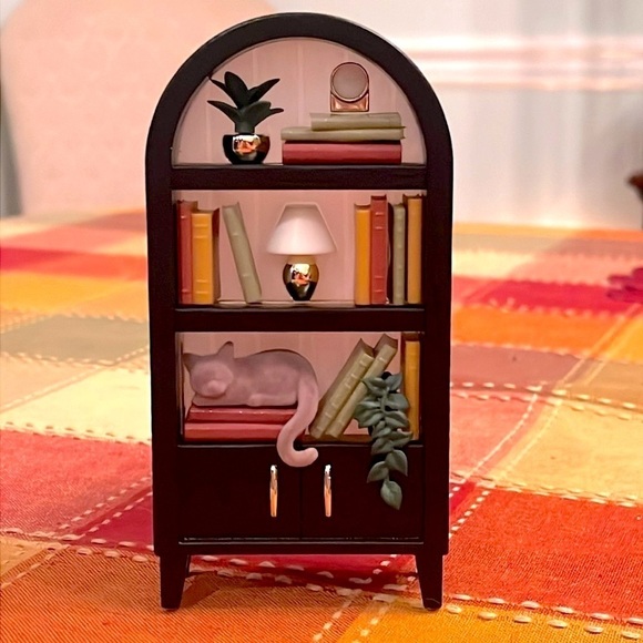 Brand New Bath & Body Works Nightlight Wallflower Plug Cat Bookcase Library - Picture 12 of 12